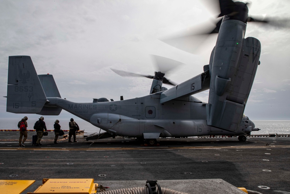 USS Iwo Jima operates in the North Sea