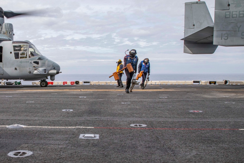 USS Iwo Jima operates in the North Sea