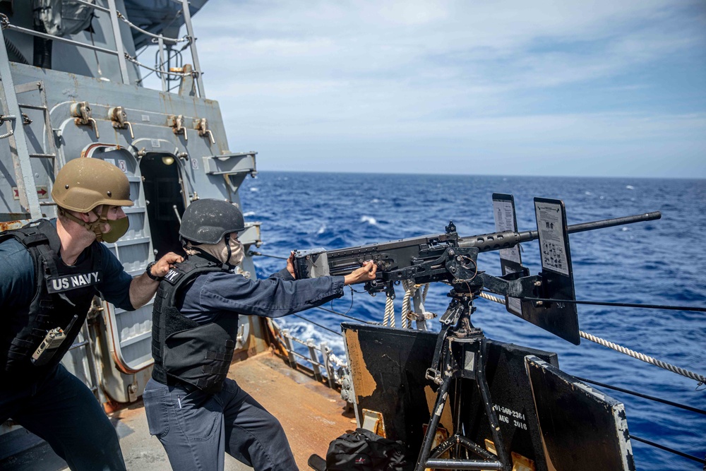 USS Curtis Wilbur Conducts Integrated Training Team drill