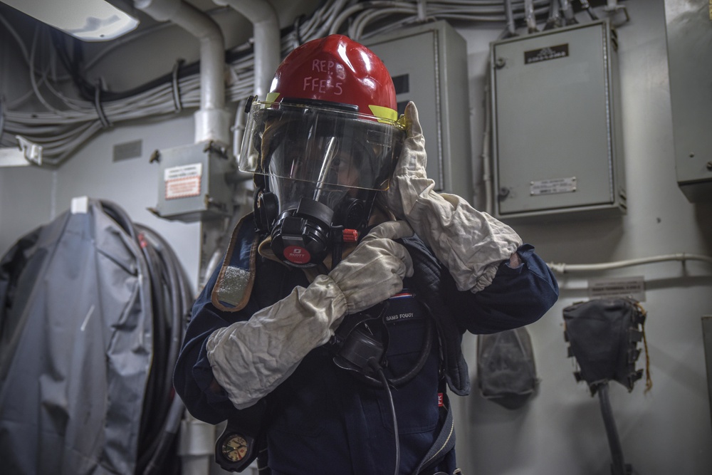 USS Ronald Reagan (CVN 76) General Quarters Drill