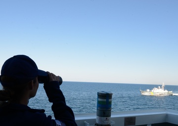 USCGC Hamilton conducts exercises with Ukraine