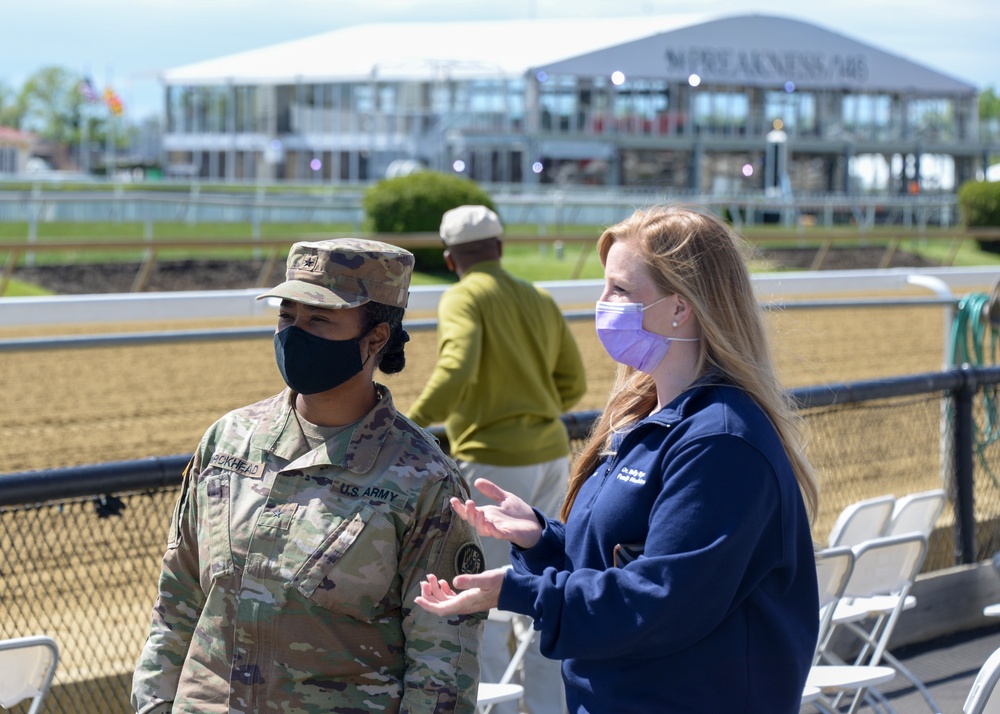Pimlico Race Course Jockey Vaccine Clinic