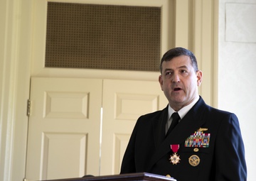 Information Warfare Commander Holds Change of Charge Ceremony at Historic Pennsylvania House