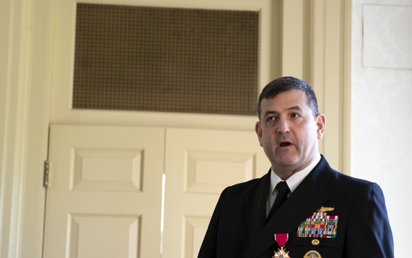 Information Warfare Commander Holds Change of Charge Ceremony at Historic Pennsylvania House