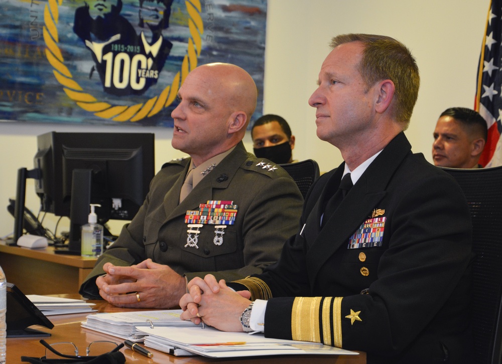 Chief of Navy Reserve briefs congressional members of the House Appropriations Committee