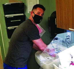 Michigan National Guard Soldier on the offense against COVID-19