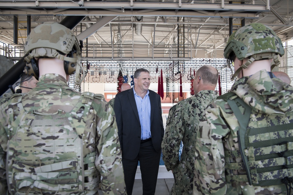 The Honorable James F. Geurts, performing the duties of Under Secretary of the Navy, Visits NSW