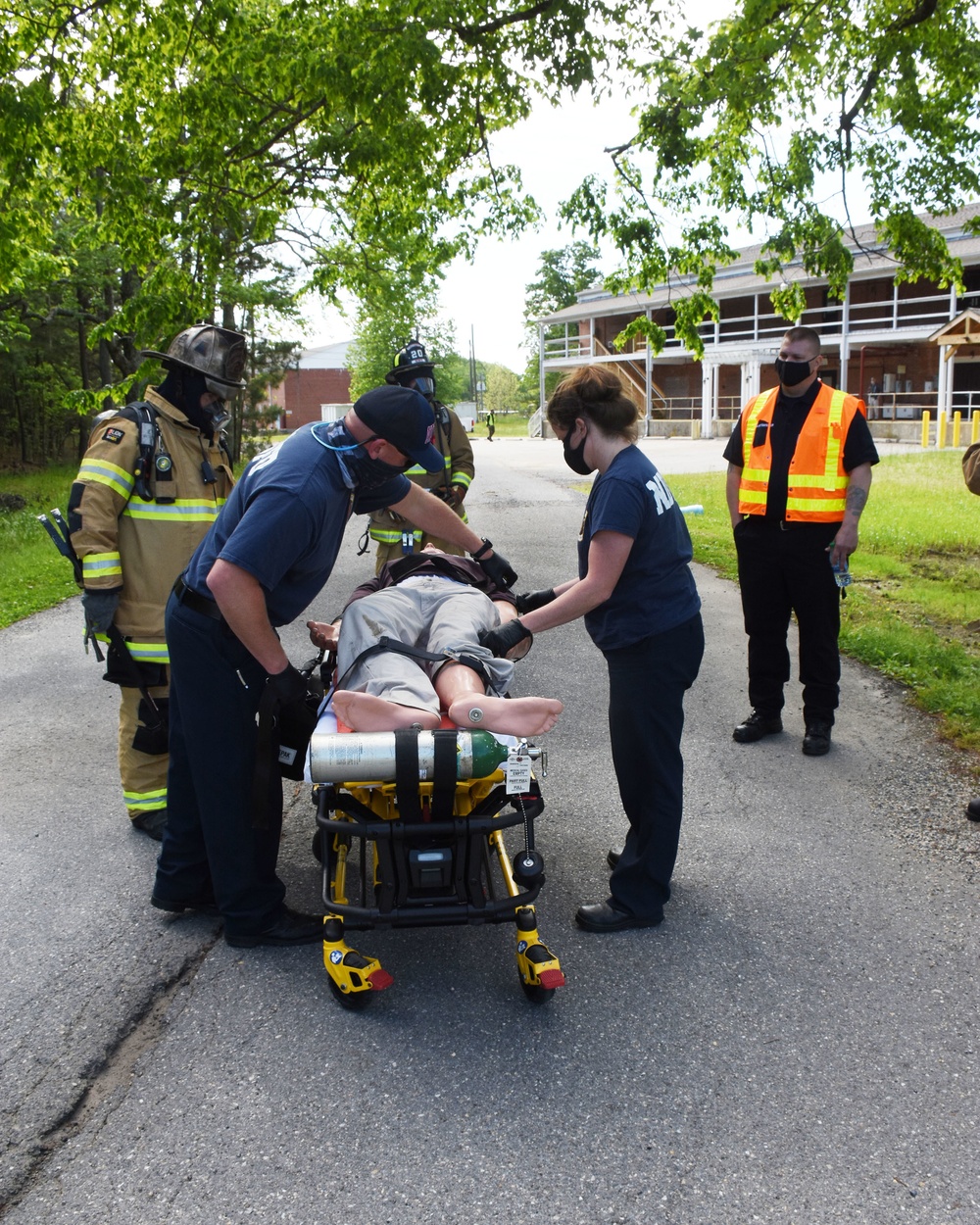 First Responders Conduct Hazardous Material (HAZMAT) Drill at NSF Indian Head