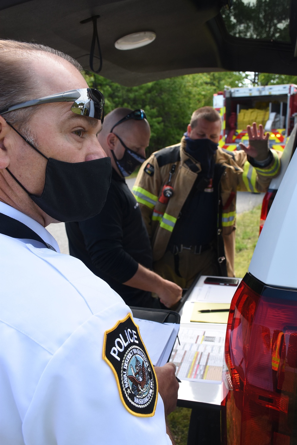 First Responders Conduct Hazardous Material (HAZMAT) Drill at NSF Indian Head