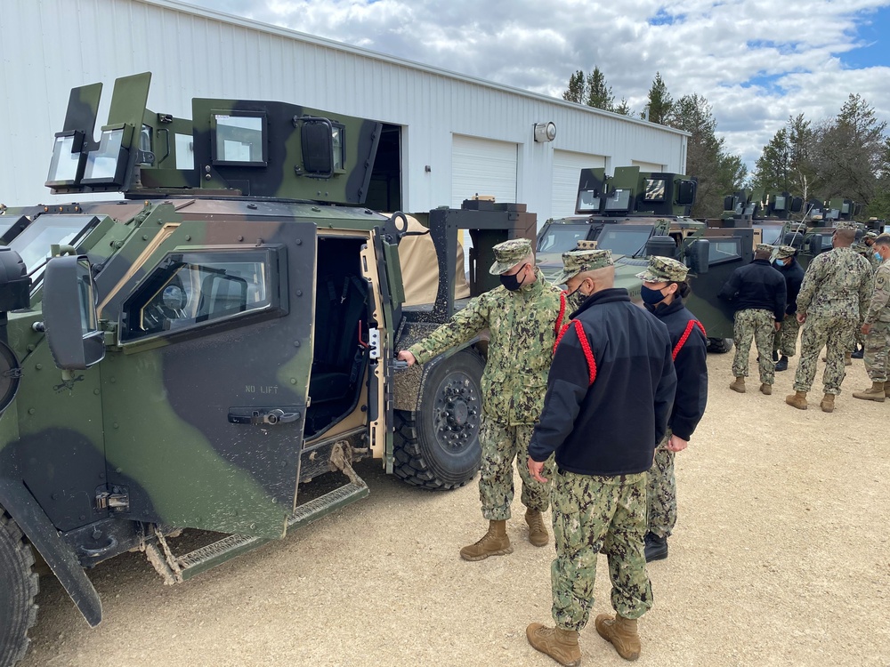 Sailors Experience JLTV Capability at Fort McCoy