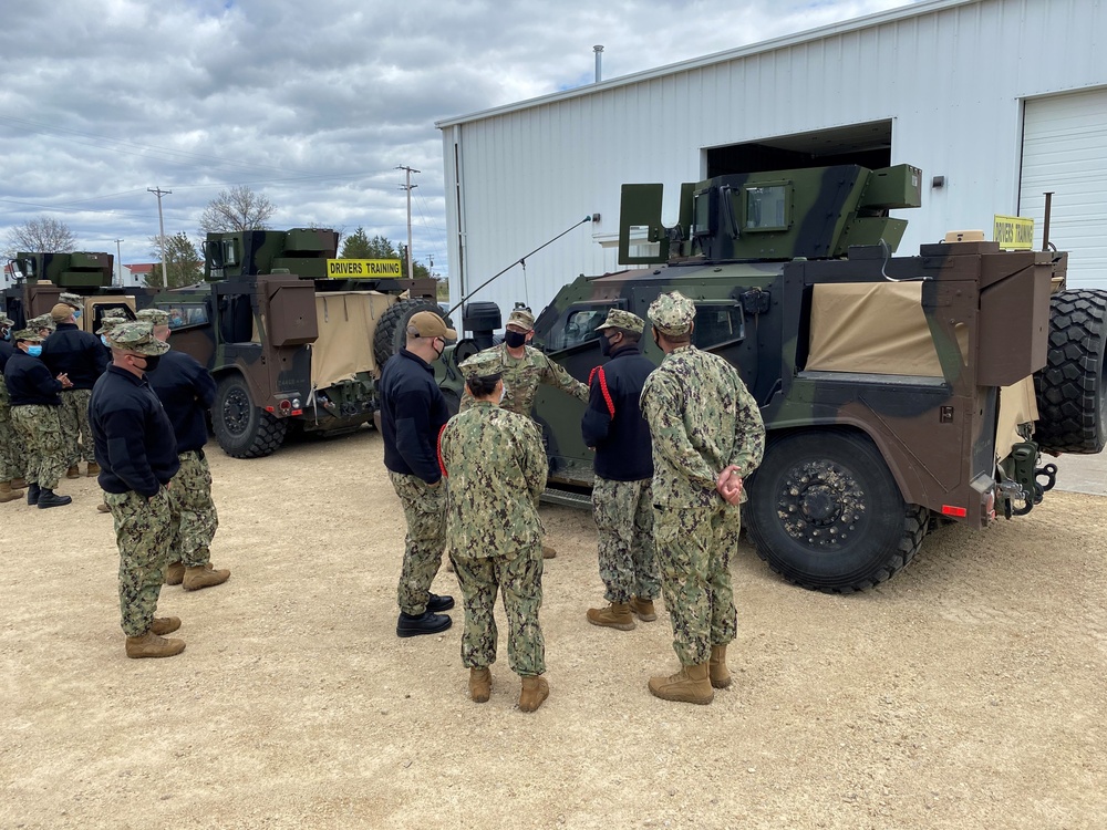 Sailors Experience JLTV Capability at Fort McCoy
