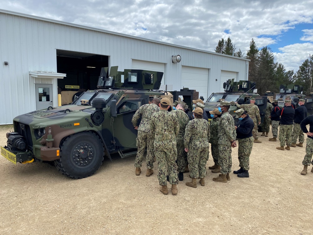 Sailors Experience JLTV Capability at Fort McCoy