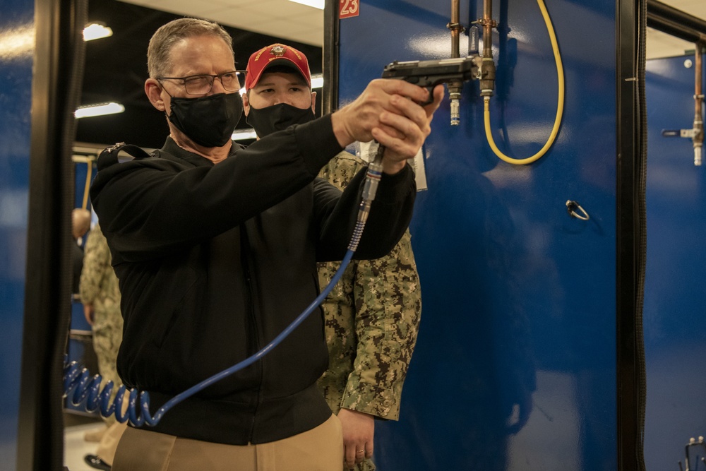 Rear Adm. Michael Wettlaufer tours RTC