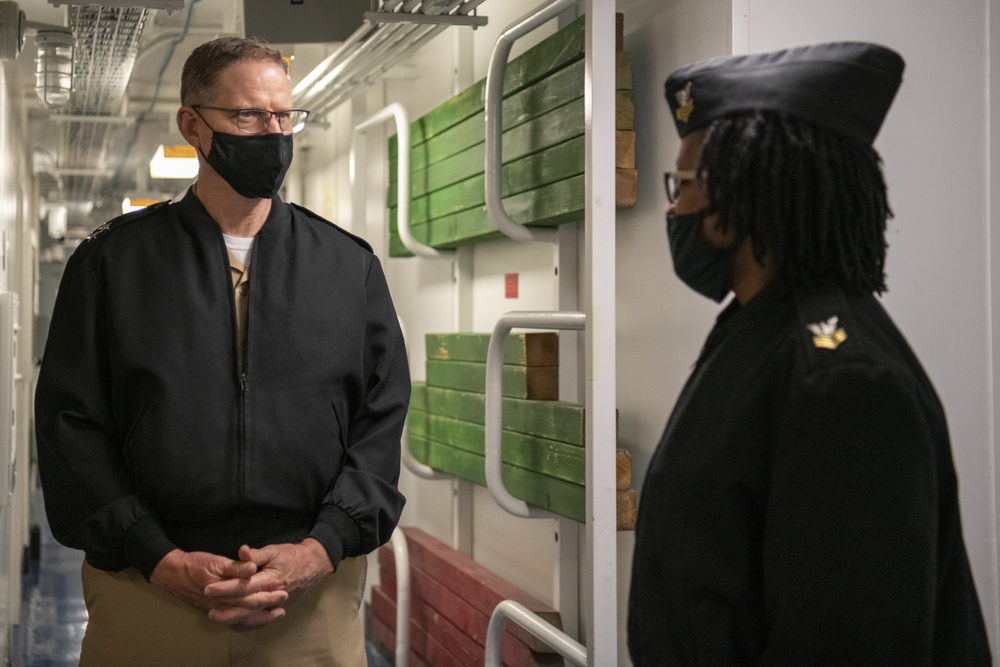 Rear Adm. Michael Wettlaufer tours RTC
