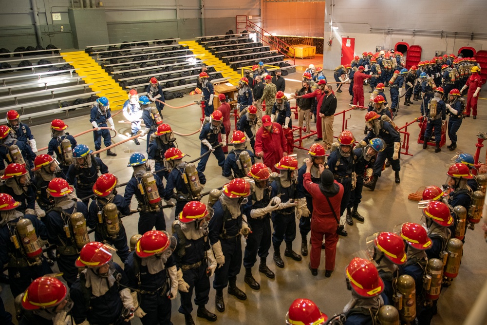 Rear Adm. Michael Wettlaufer tours RTC