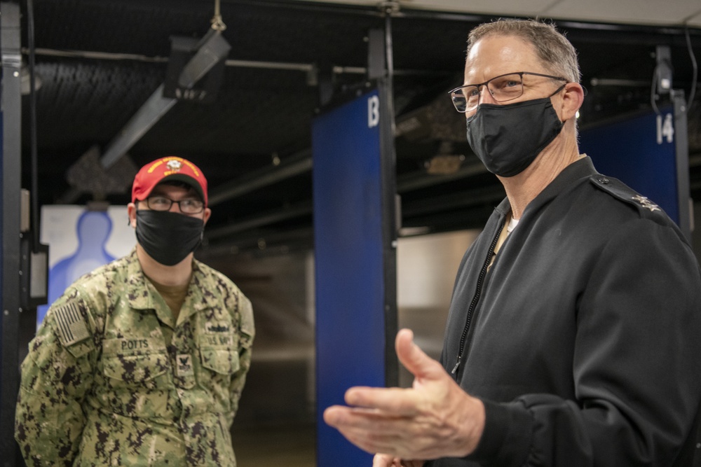 Rear Adm. Michael Wettlaufer tours RTC