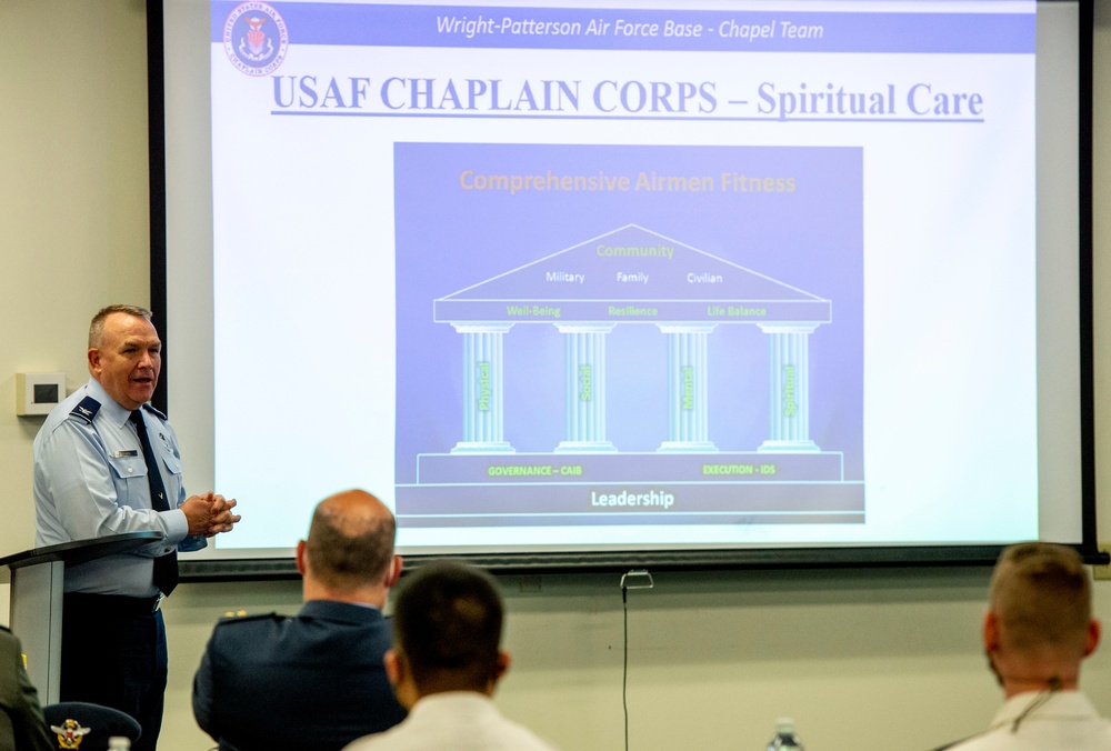 Serbian Armed Forces Chaplain Delegation Visits Wright-Patt