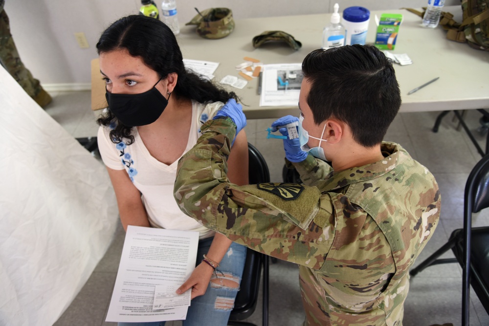AZNG provides vaccinations to tribal members of the Tohono O’odham Nation