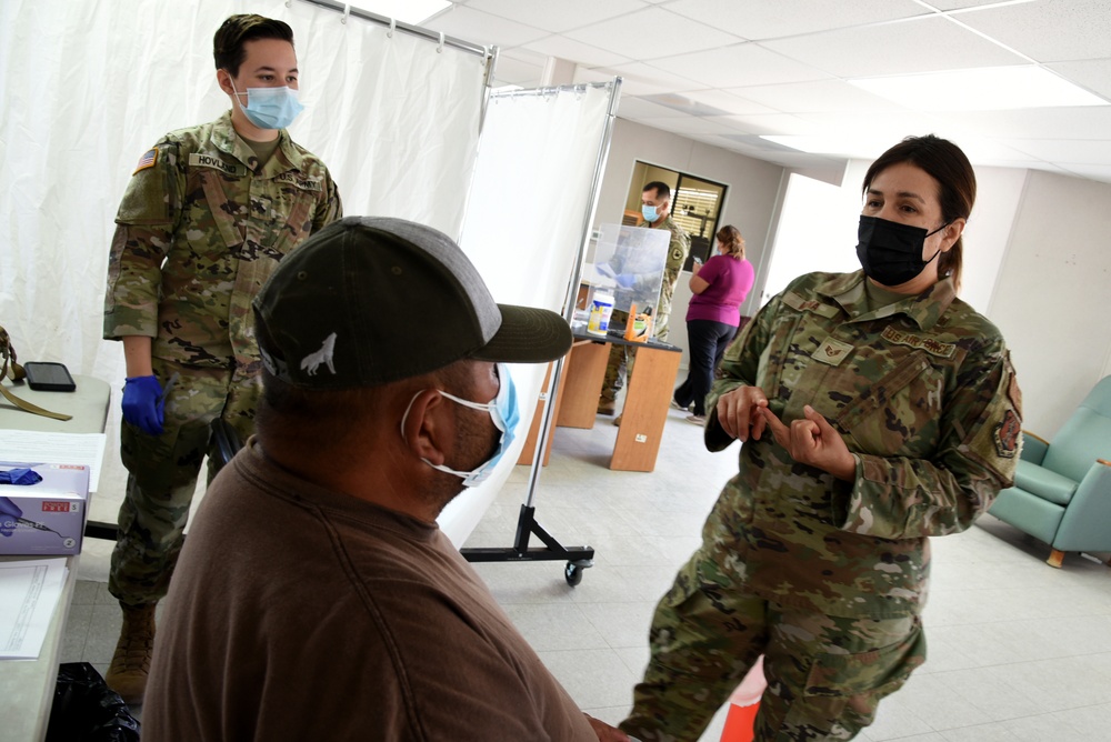 AZNG provides vaccinations to tribal members of the Tohono O’odham Nation