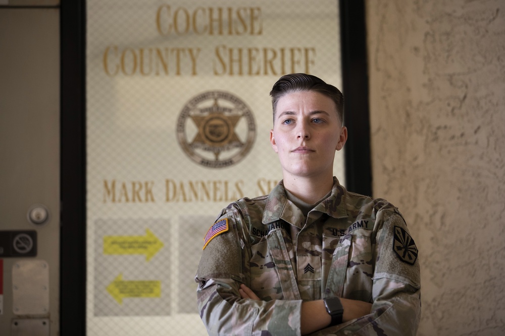 AZ Guard Task Force Badge Support Cochise County Sheriffs