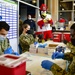 Fredbird visits the St. Louis Community Vaccination Center