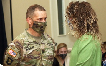 SMA visits Fort Bliss, listens to spouses