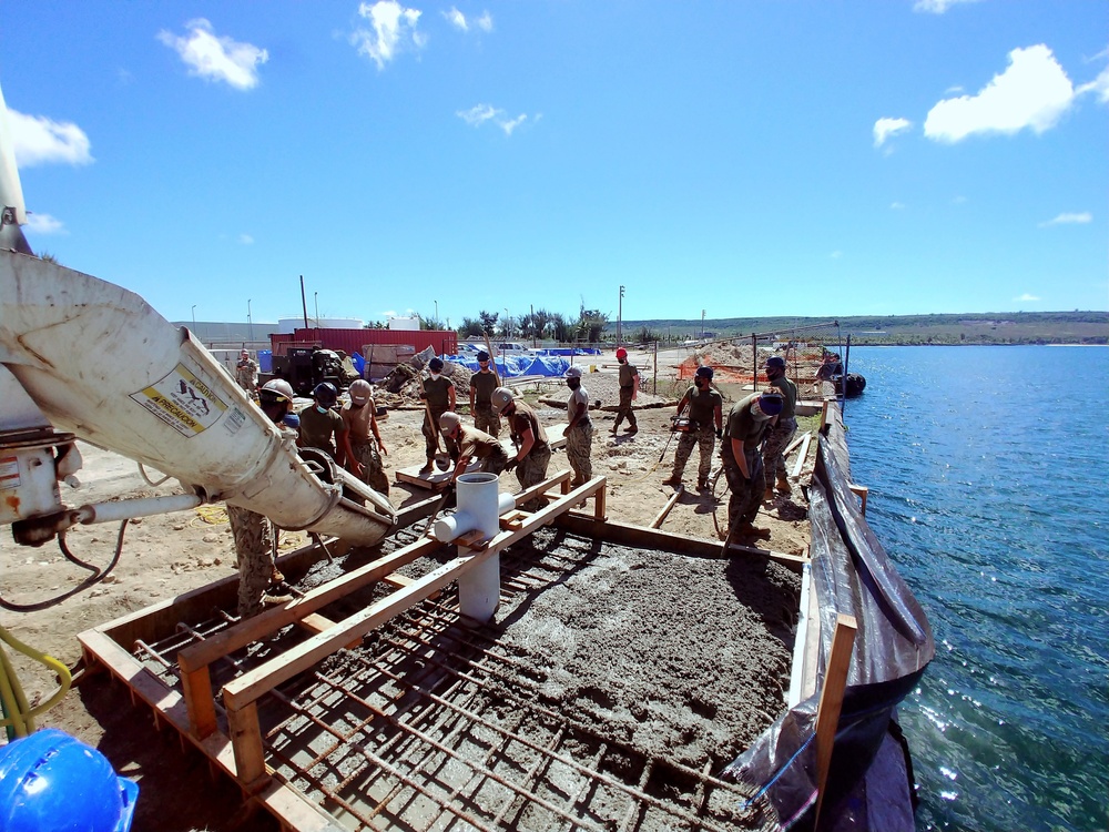 Mooring Bollard Concrete Pour