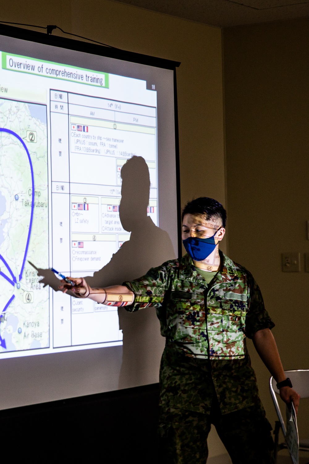 ARC-21 | U.S., Japanese, French armed forces conduct exercise brief