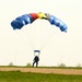 Army belgian paratroopers jump on Chièvres Air Base