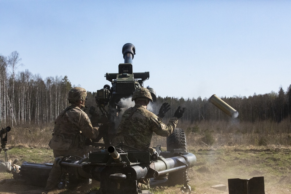 1-319 FA conducts LFX in Estonia