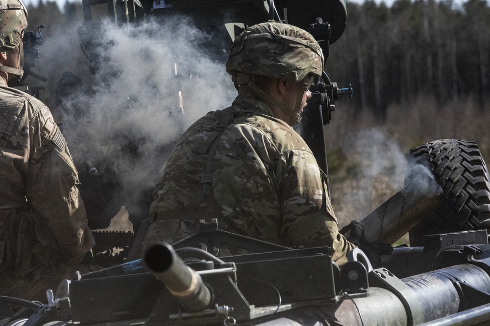 1-319 FA conducts LFX in Estonia