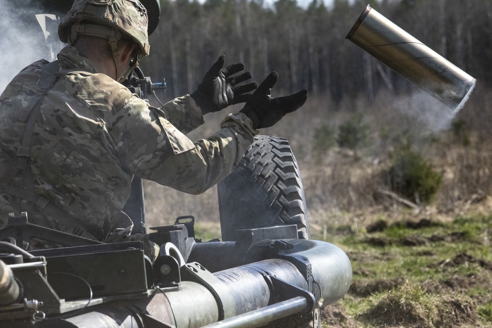 1-319 FA conducts LFX in Estonia