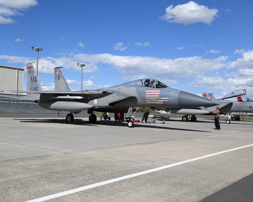 104th Fighter Wing F-15 hits 10,000 flight hours