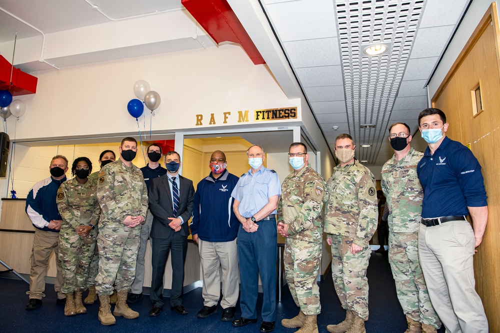 RAF Molesworth cuts ribbon on refurbished gym