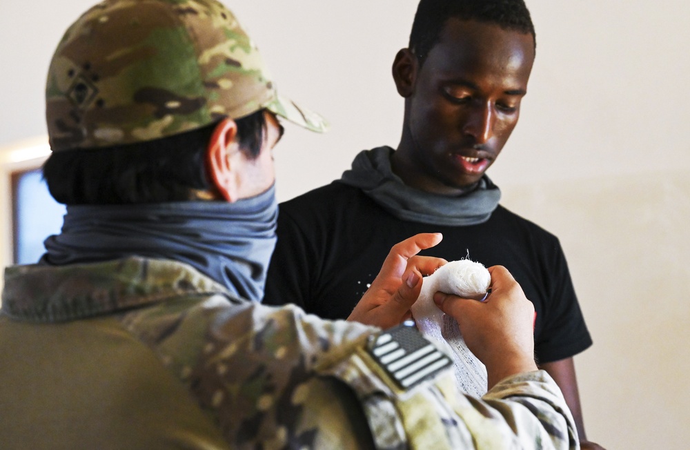 U.S. forces conduct TCCC training for Danab Brigade