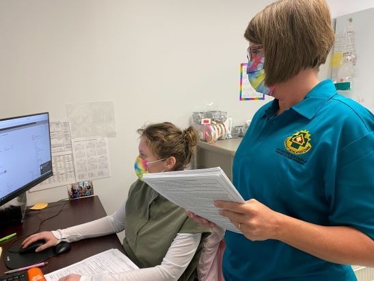 Two Munson nurses at forefront of COVID-19 vaccination tracking