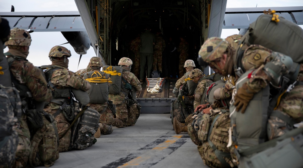 501st Infantry Paratroopers Prepare for Takeoff Ahead of NE21 JFEO