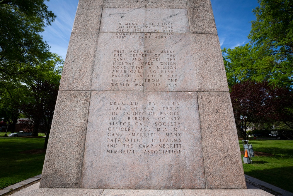 Camp Merritt Memorial Monument