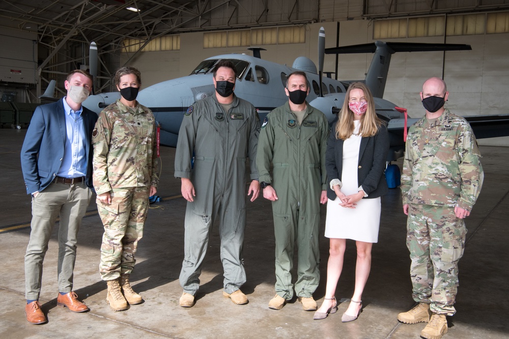 Members of Oklahoma Sen. James Lankford’s staff visit 137th Special Operations Wing