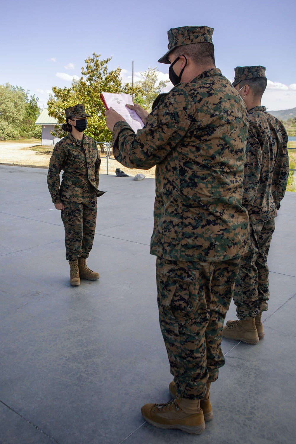 US Naval Promotion Ceremony in Jackson County, Oregon
