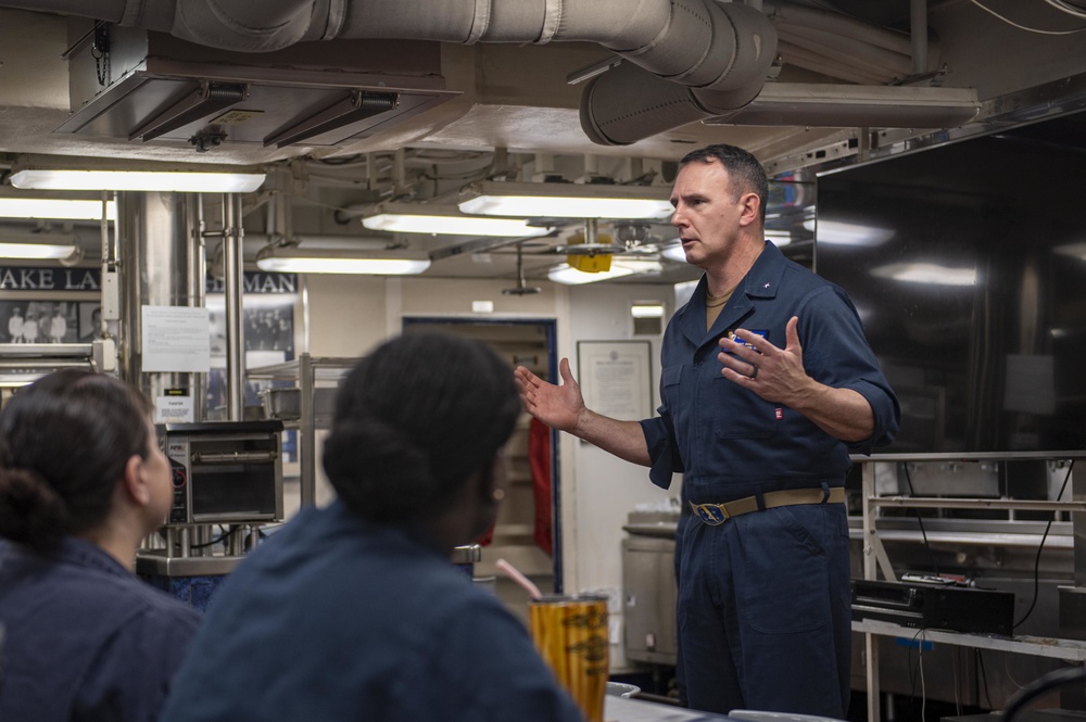 Rear Admiral Scott Robertson Visits USS Laboon