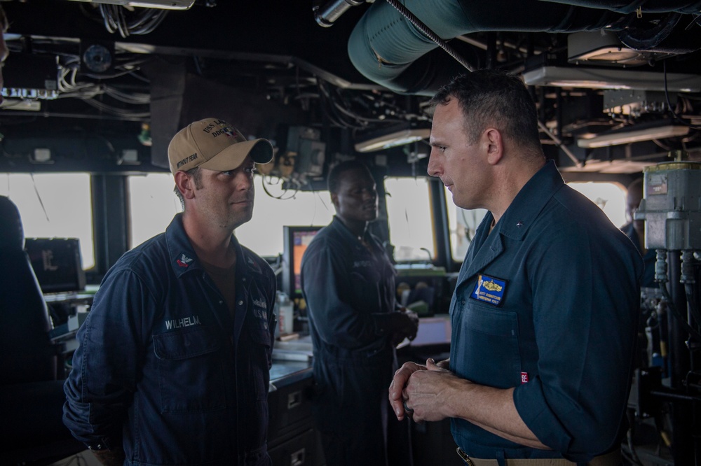 Rear Admiral Scott Robertson Visits USS Laboon