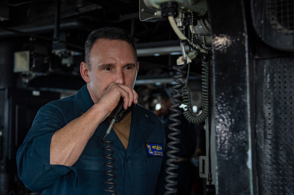 Rear Admiral Scott Robertson Visits USS Laboon