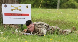 Cpl. Dakoatah Miller competes in the Northeast Region Best Warrior Competition