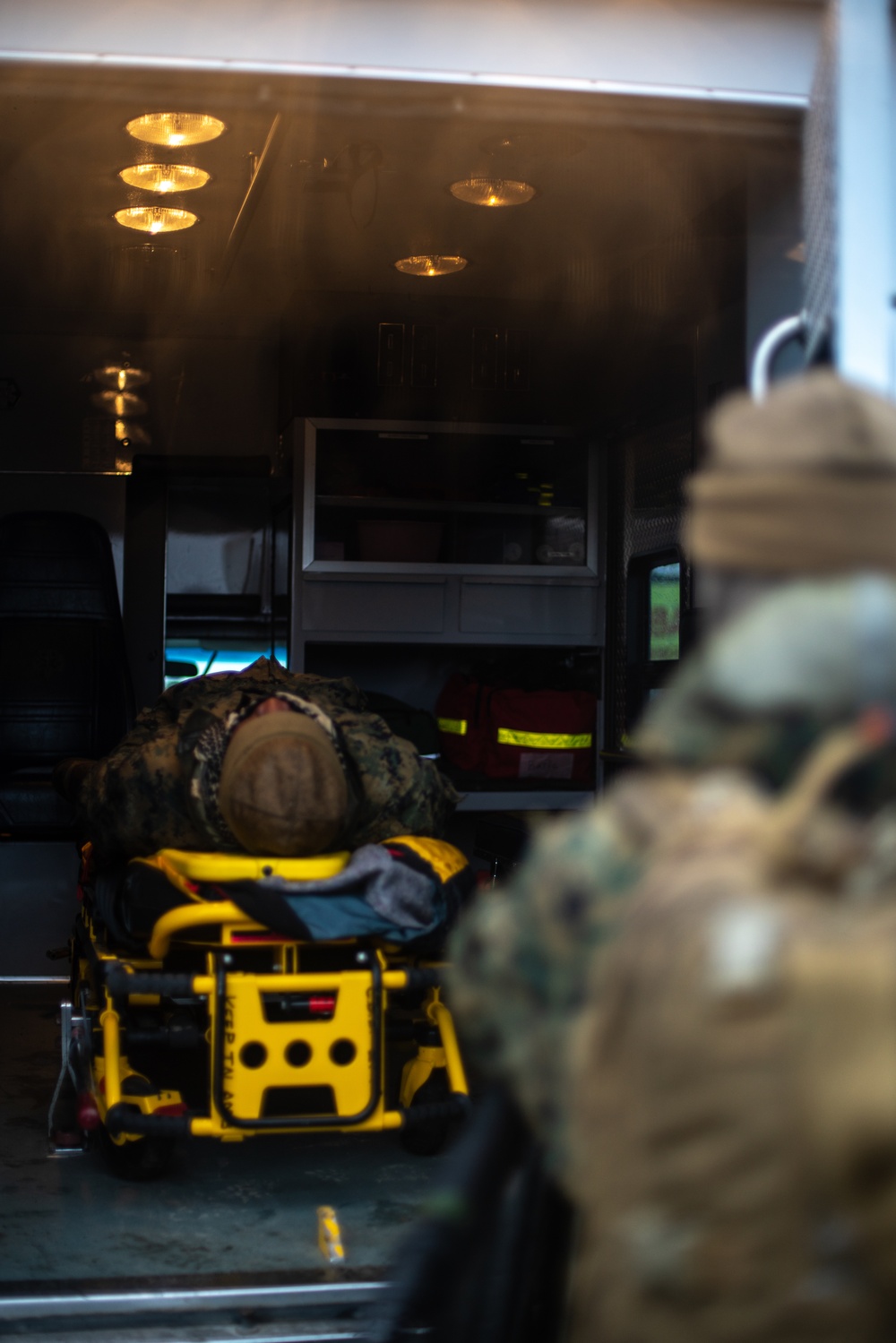 15th MEU Marines, Sailors and Cold Bay residents conduct joint mass casualty drill for Northern Edge 2021