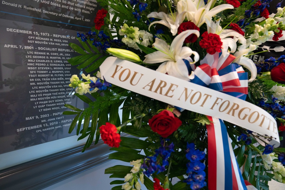 DPAA ceremony of the 20th Anniversary of the MI-17 Tragedy in Vietnam