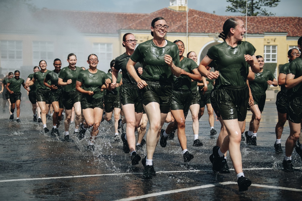 MCRD San Diego: Lima Company Motivational Run