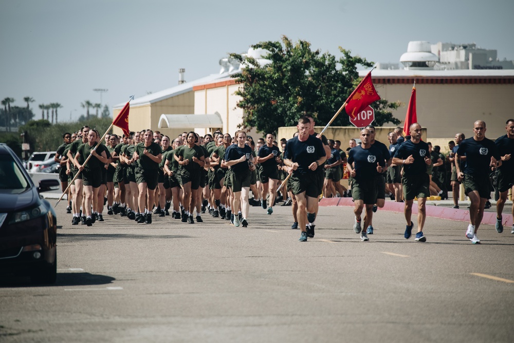 MCRD San Diego: Lima Company Motivational Run