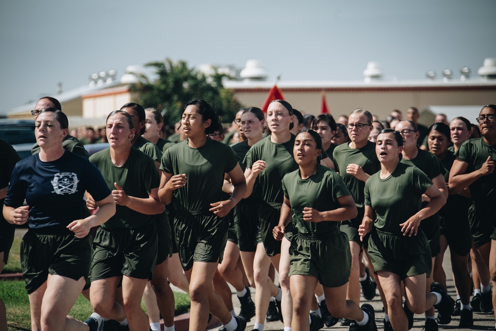 MCRD San Diego: Lima Company Motivational Run