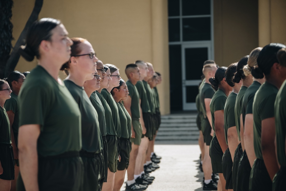 MCRD San Diego: Lima Company Motivational Run